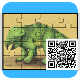 Jurassic Park Jigsaw 2x2.